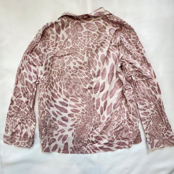 Natori Pajama Sleep Lounge Set, 100% Cotton, Pink and White. Size Small - Picture 6 of 16